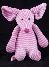 Jelly Cat Bonbon Mouse Pink Striped Plush Lovey
